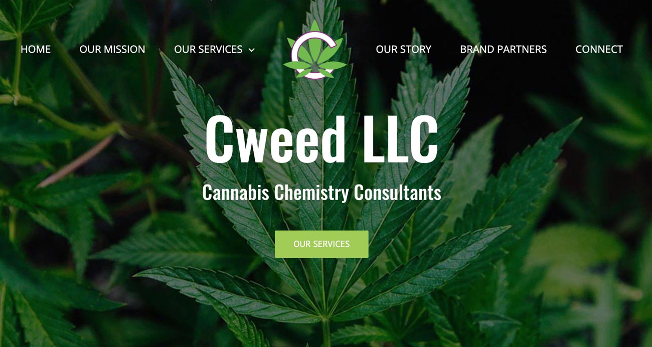 Cweed LLC website - Designed & built by The National Revue