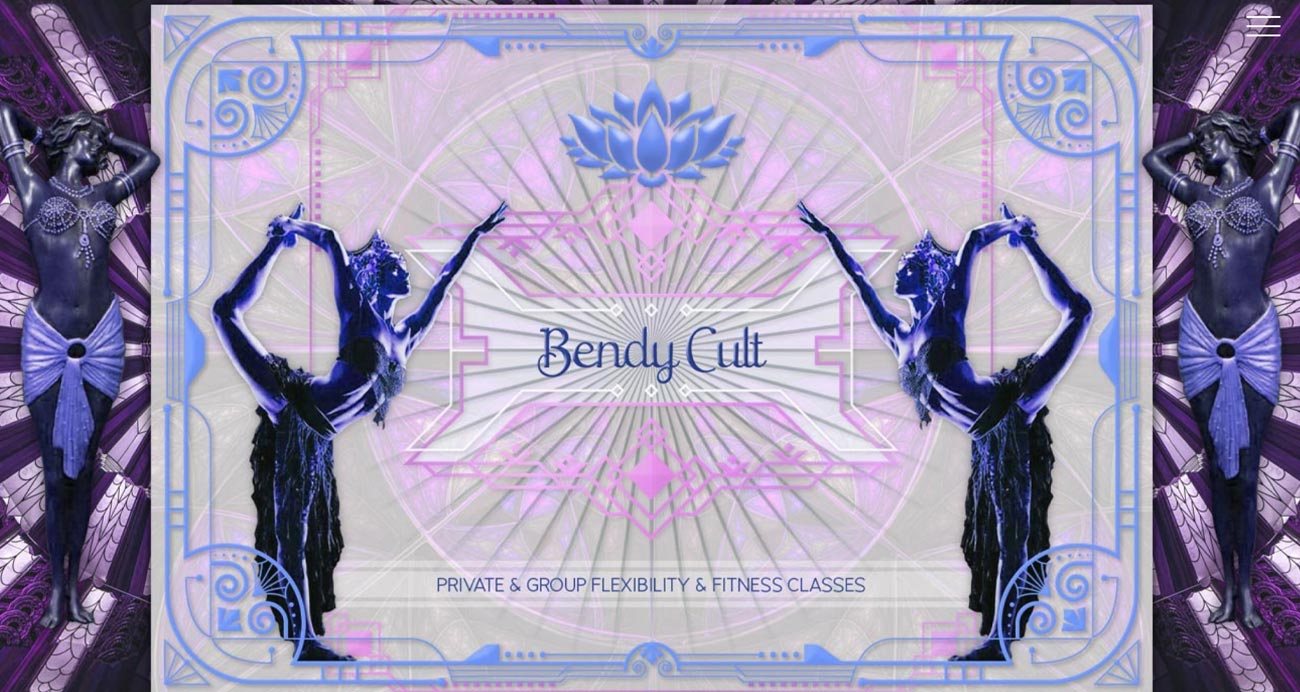 Bendy Cult website - Designed & built by The National Revue